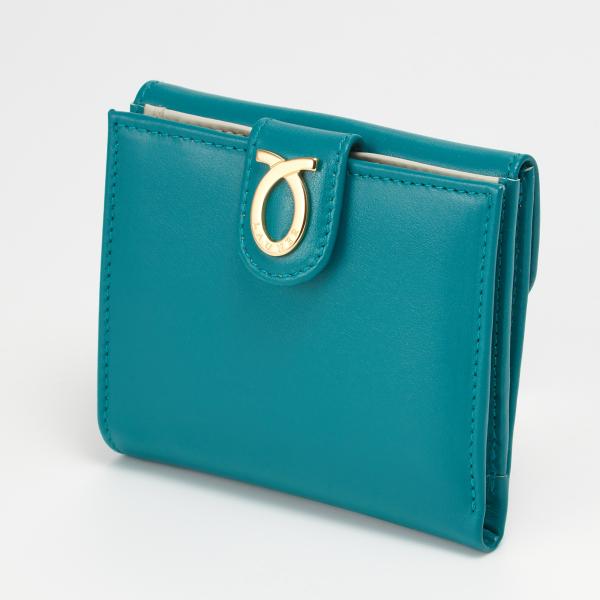 財布 11cm Turquoise Beige | New Logo Purse ターコイズ