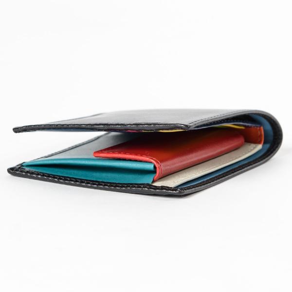 財布 11cm Black Multi | Notecase Purse ブラックマルチ