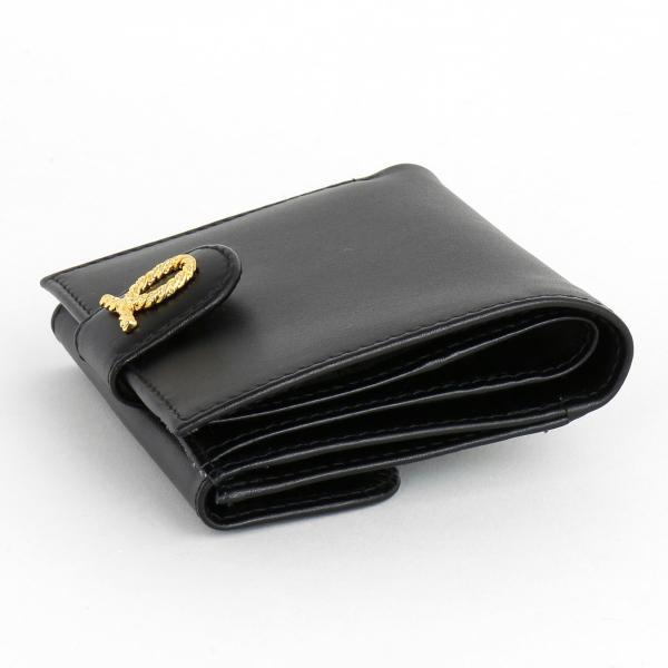 財布 11cm Black | Rope Logo Purse ブラック